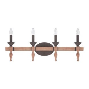 Best Mahon 4-Light Vanity Light By Union Rustic Wall Lights Mahon 4-Light Vanity Light By Union Rustic Wall Lights