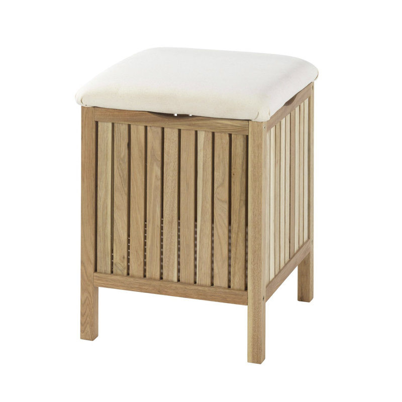 House Of Hampton Maegan Wood Bathroom Stool Reviews Wayfair Co Uk Hampton Maegan Wood Bathroom Stool