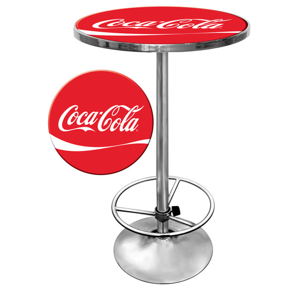 Coca Cola Pub Table By Trademark Global No Copoun