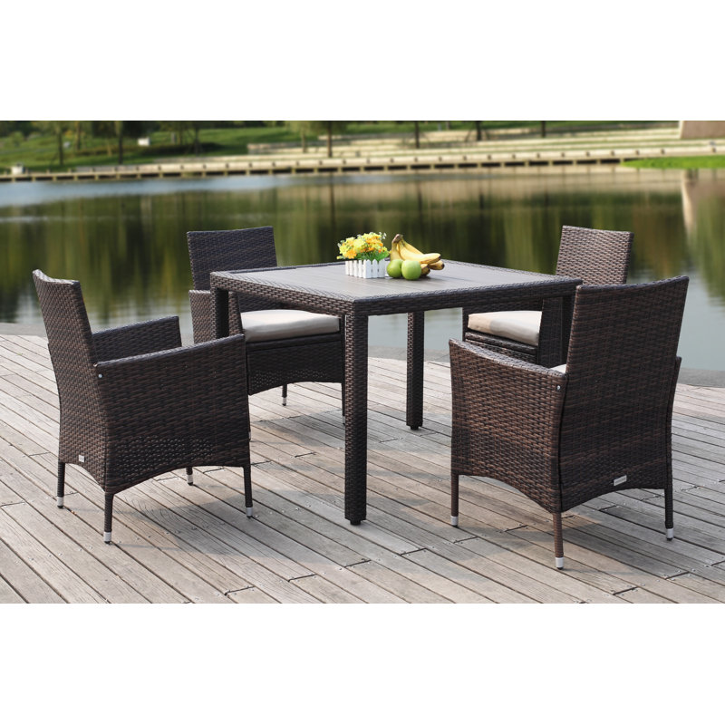 Garten Living 4Sitzer Gartengarnitur Landrm mit Polster