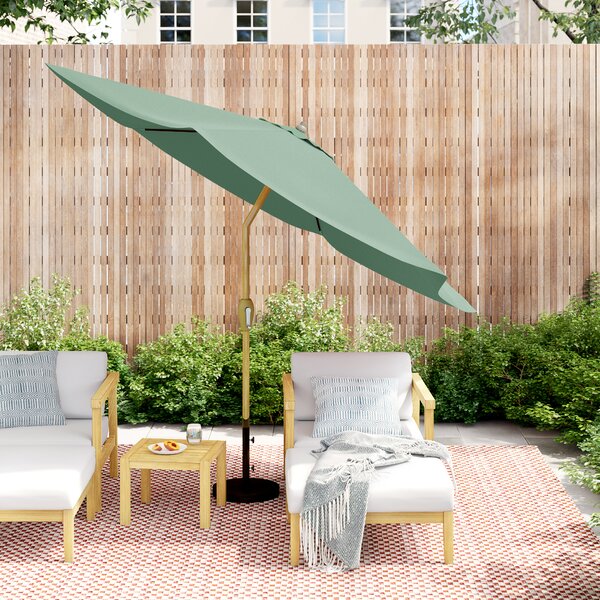 Foundstone Solid 9 Market Umbrella Reviews Wayfair