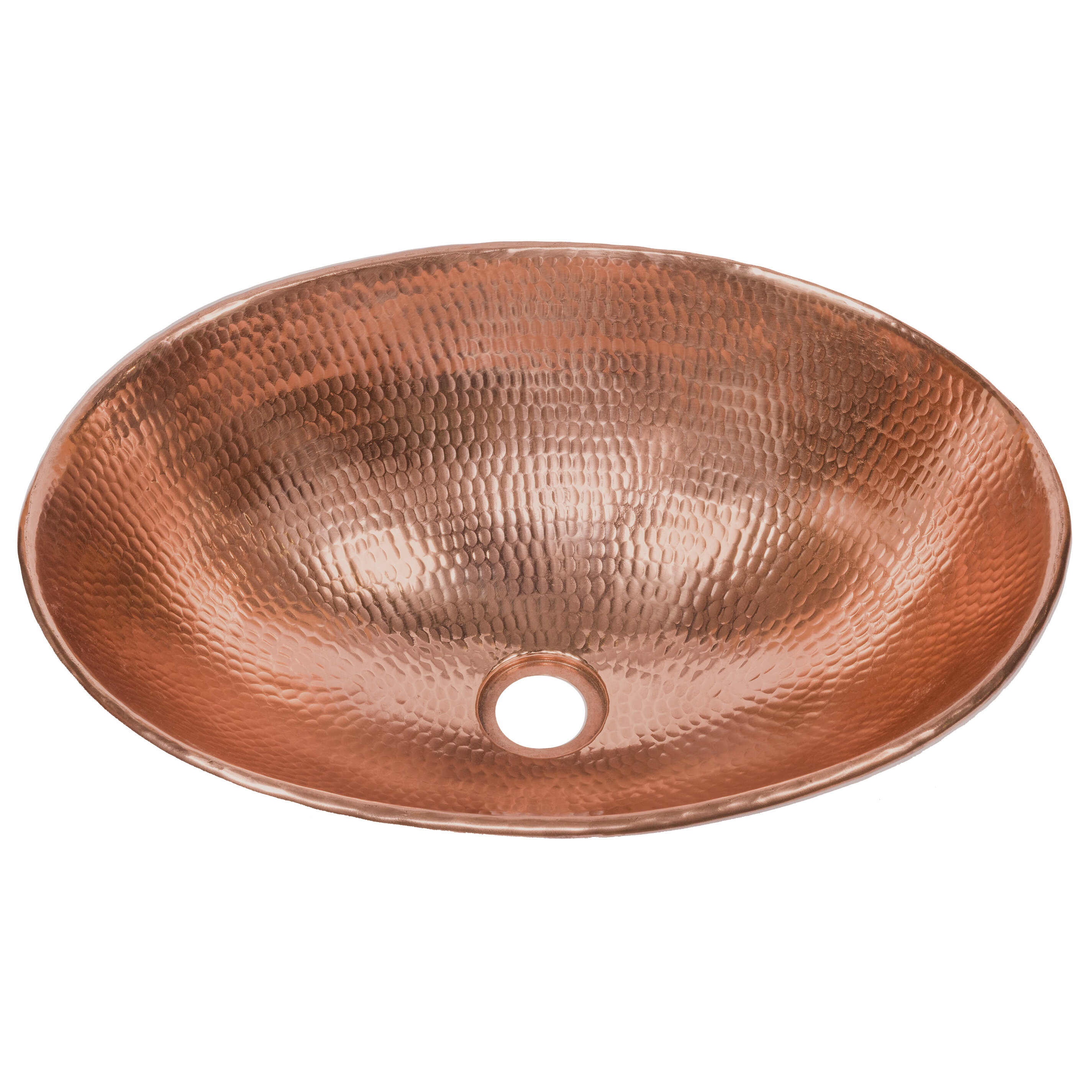 Premier Copper Products Wired Rim Metal Oval Vessel Bathroom Sink Wayfair