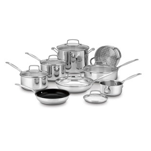 Cookware Sets You Ll Love Wayfair 14 Piece Stainless Steel Cookware Set