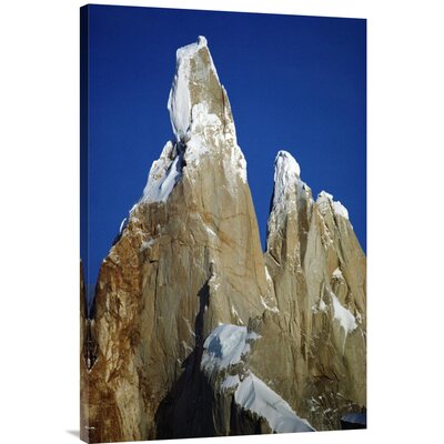 'Morning Sun on Granite Spires, Cerro Torre, Los Glaciares NP, Argentina' Photographic Print East Urban Home Format: Wrapped Canvas, Size: 36
