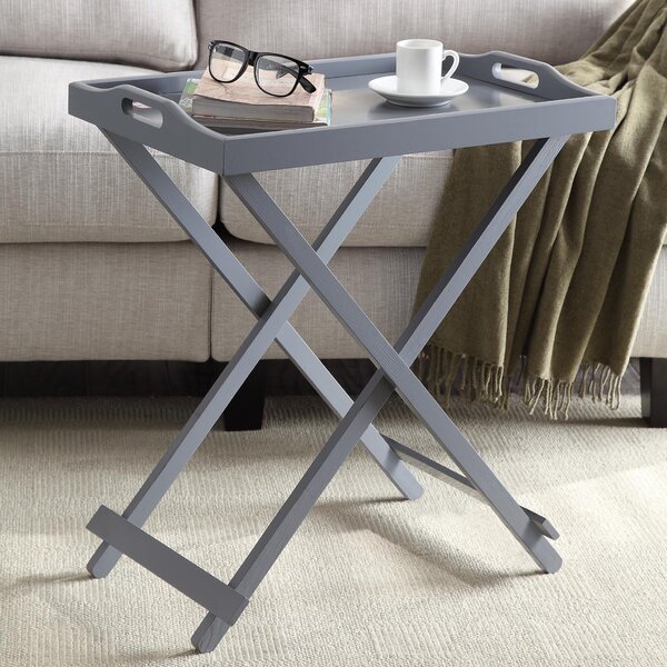 Schererville Folding Tray Table by Charlton Home