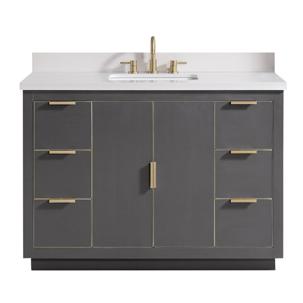 Finck 48 Single Bathroom Vanity Set by Everly Quinn