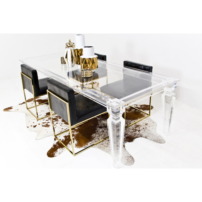 Lucite Palm Beach Dining Table Lucite Palm Beach Dining Table