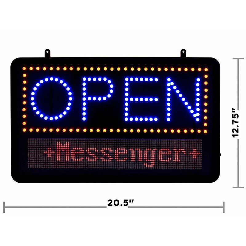 programmable led message board