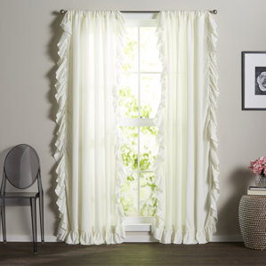 Ivory And Cream Curtains Amp Drapes You Ll Love Wayfair