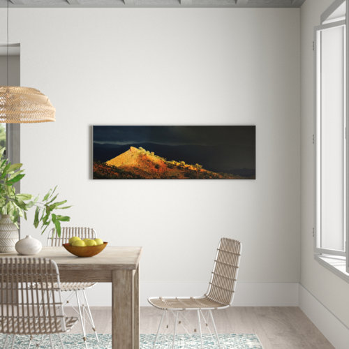 Rainshado by Andrew Brown Photographic Print on Canvas in Orange East Urban Home