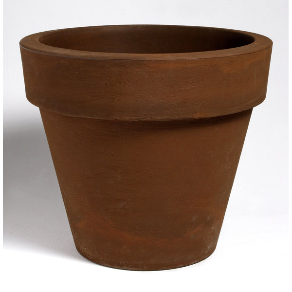 Bordato Liscio Plastic Pot Planter by Serralunga