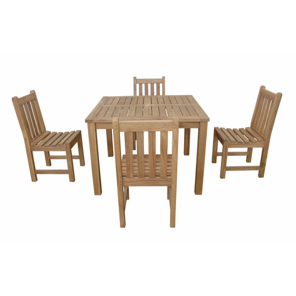 Montage Braxton 5 Piece Teak Dining Set by Anderson Teak