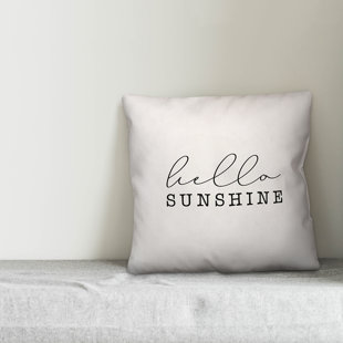 Hello Sunshine Pillow Wayfair