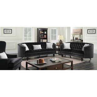 Joelle 3 Piece Living Room Set by House of Hampton®