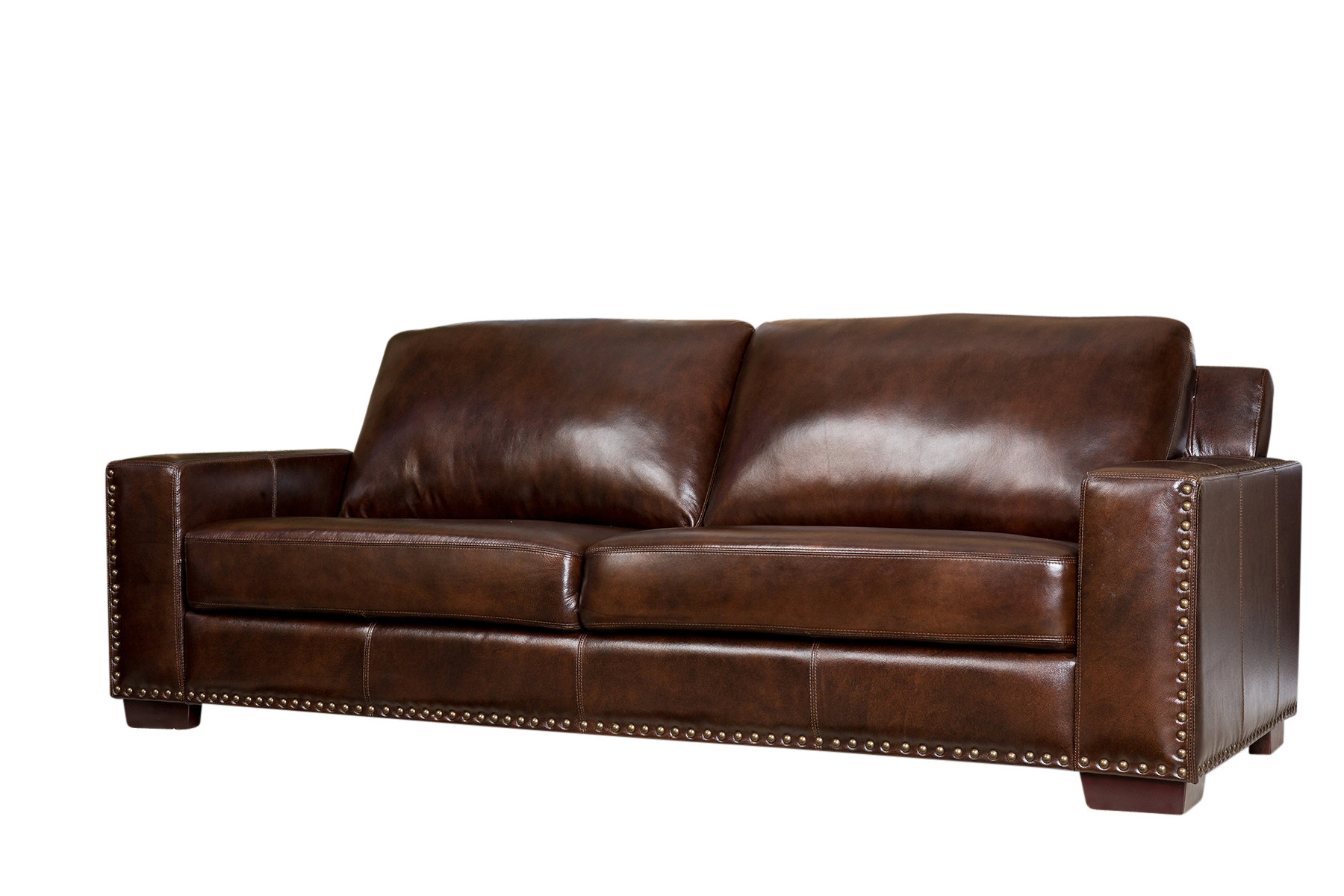 T Austin Design Lemon Grove Leather Sofa Reviews Wayfair