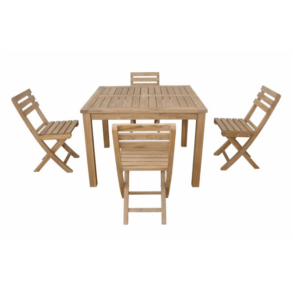 Montage Alabama 5 Piece Teak Dining Set by Anderson Teak