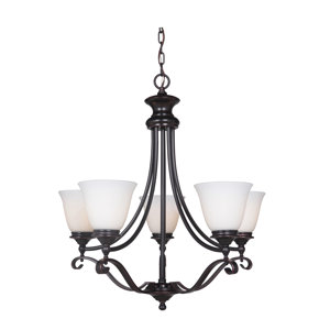 Osbourn 5-Light Shaded Chandelier