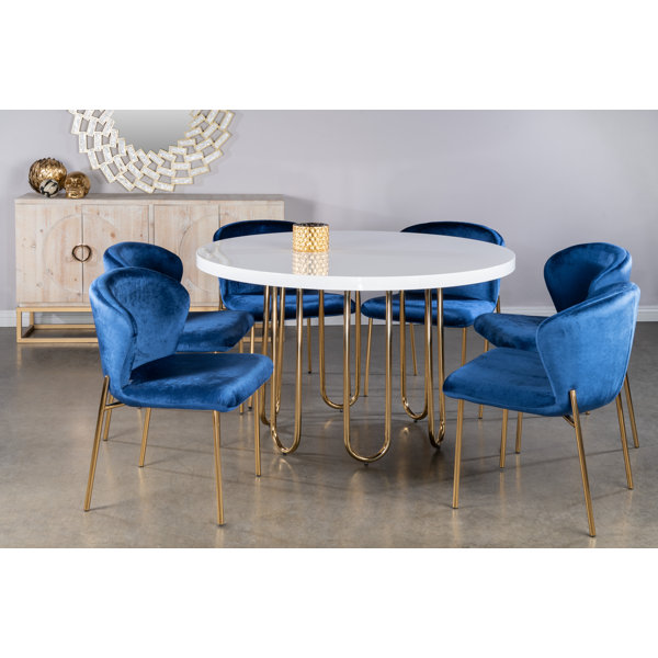 Dannie 7 Piece Dining Set by Everly Quinn Everly Quinn