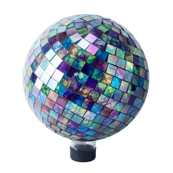 Mosaic Gazing Globe by Woodland Imports