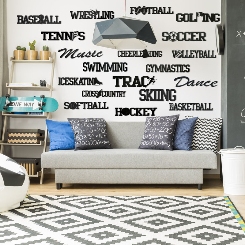Grovelane Teen Volleyball Word Wall Decor Wayfair