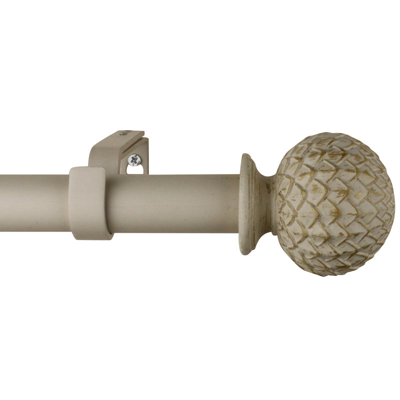Bloomsbury Market Round Artichoke Single Curtain Rod And
