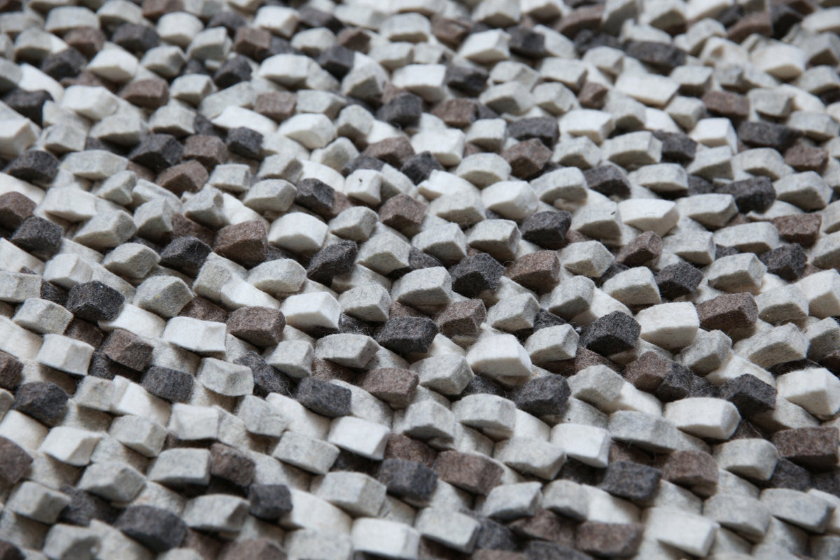 Mats Inc Wool Felt Hand Tufted Gray White Area Rug Reviews Wayfair Wool Felt Hand Tufted Gray White Area Rug