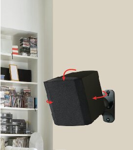 Surround Sound Universal Wall Speaker Mounts (Set of 2) by AVF