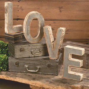 Ahoghill Decorative Birch Love Letter Block