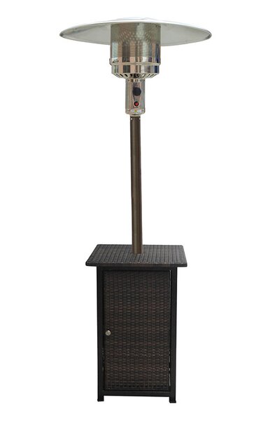 Tall Square 48,000 BTU Propane Patio Heater with Wheels by AZ Patio Heaters