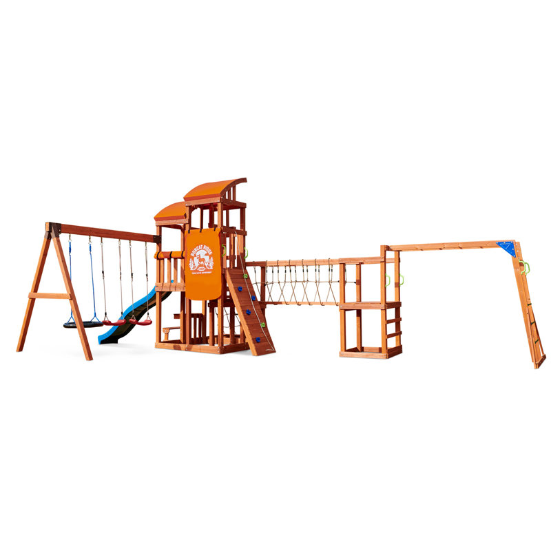 little tikes swing and slide set