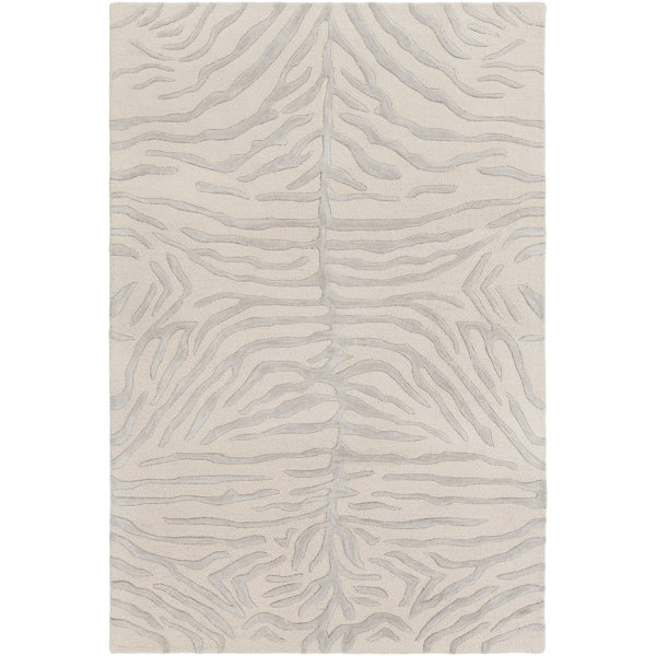 Langner Handmade Light Gray/Beige Area Rug by House of Hampton