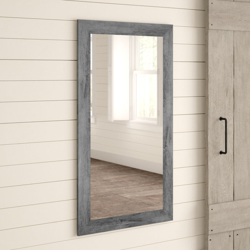 Find a bathroom mirror style that matches your decor. fulgham rustic bathroom vanity mirror