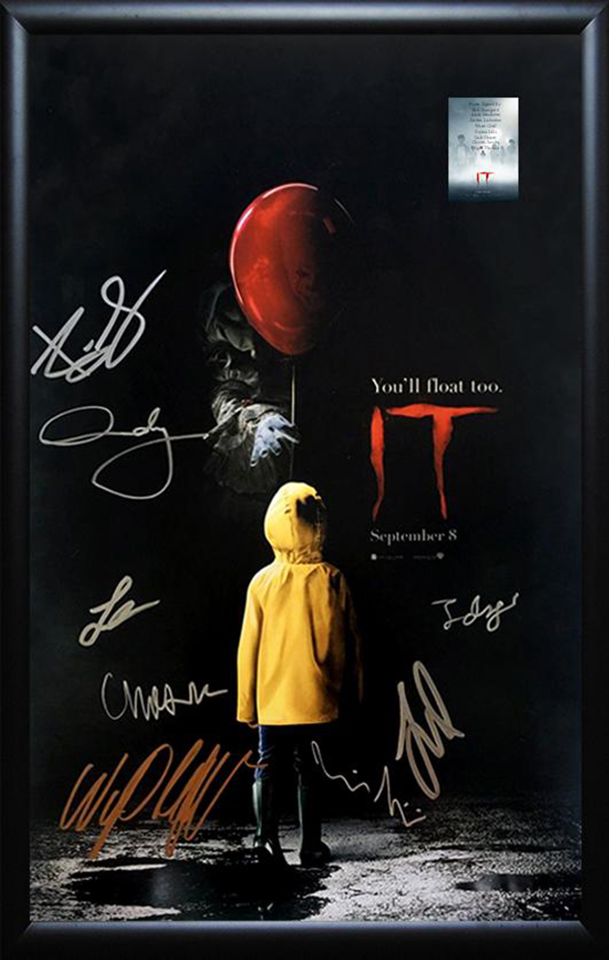 New Art Print Autographed Photo 8 1//2 X 11 Bill Skarsgard /"IT/"