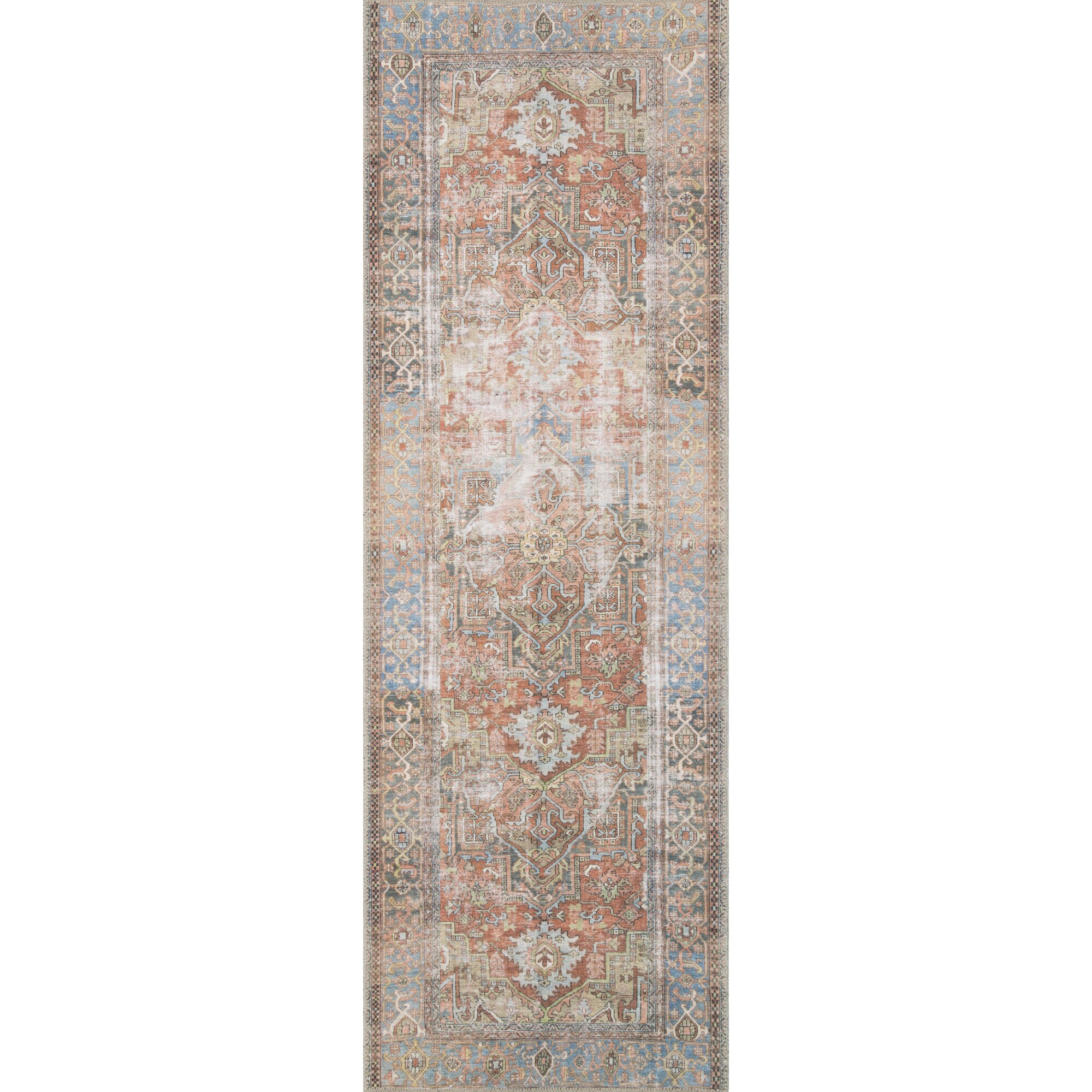 Skye Oriental Terracotta Area Rug