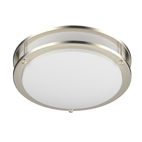 Brushed Nickel Bathroom Ceiling Light | Wayfair