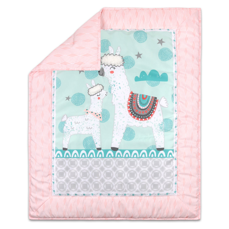 llama crib set