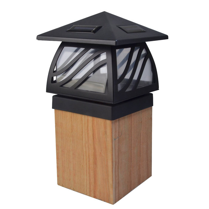Moonrays Caswell Solar Powered Fence Post Cap Reviews Wayfair