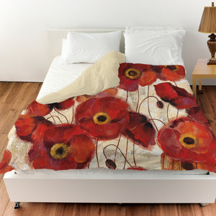 Poppy Duvet Cover Wayfair Bold Poppies Duvet Cover