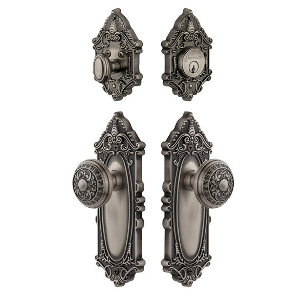 Grande Victorian Single Cylinder Knob Combo Pack by Grandeur