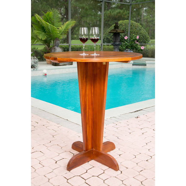 Serengeti Pub Table Solid Wood Dining Table By Bayou Breeze