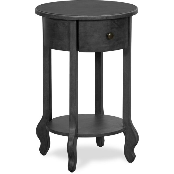 Kerr End Table With Storage By Charlton Home