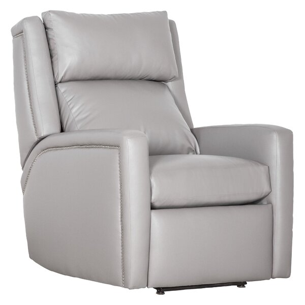 Drake Leather Manual Recliner By Fairfield Chair