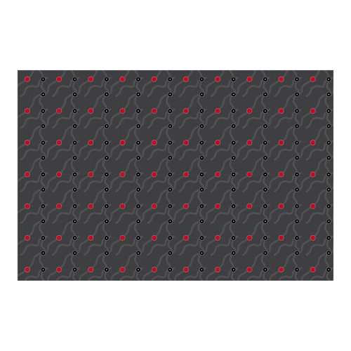 Dark Aboriginal Design Pattern 2.25m x 3.36m Textured Matt Peel & Stick Wall Mural East Urban Home