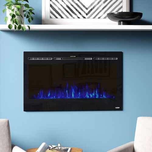 Zipcode Design Lauderhill Wall Mounted Electric Fireplace