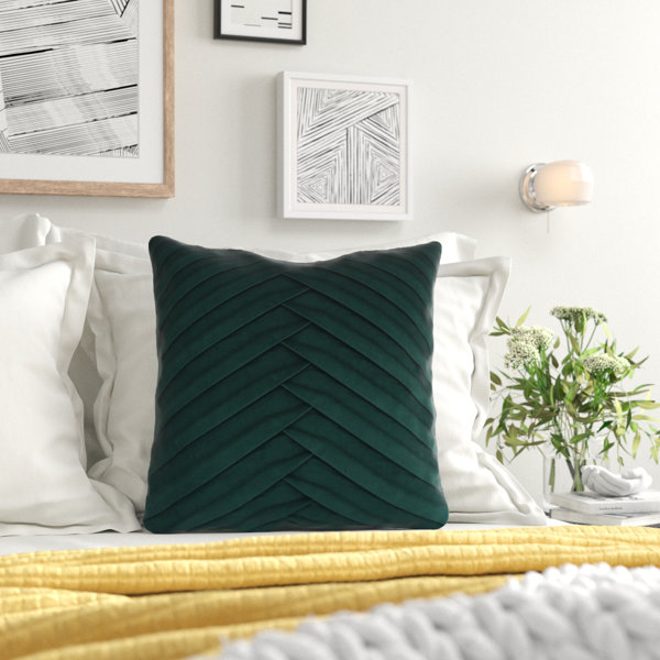 Green Velvet Pillow Wayfair Green Velvet Pillow Wayfair