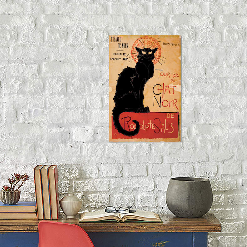 Happy Larry Tournee Du Chat Noir Vintage Advertisement Poster