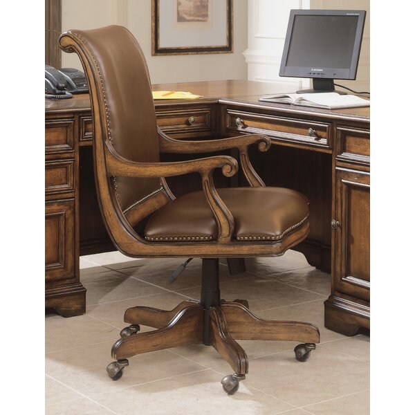Brookhaven Leather Bankers Chair by Hooker Furniture
