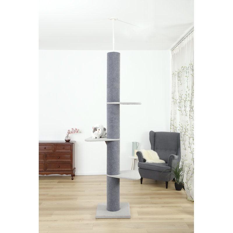 Tucker Murphy Pet 90 Hammondville 3 Tier Floor To Ceiling Cat