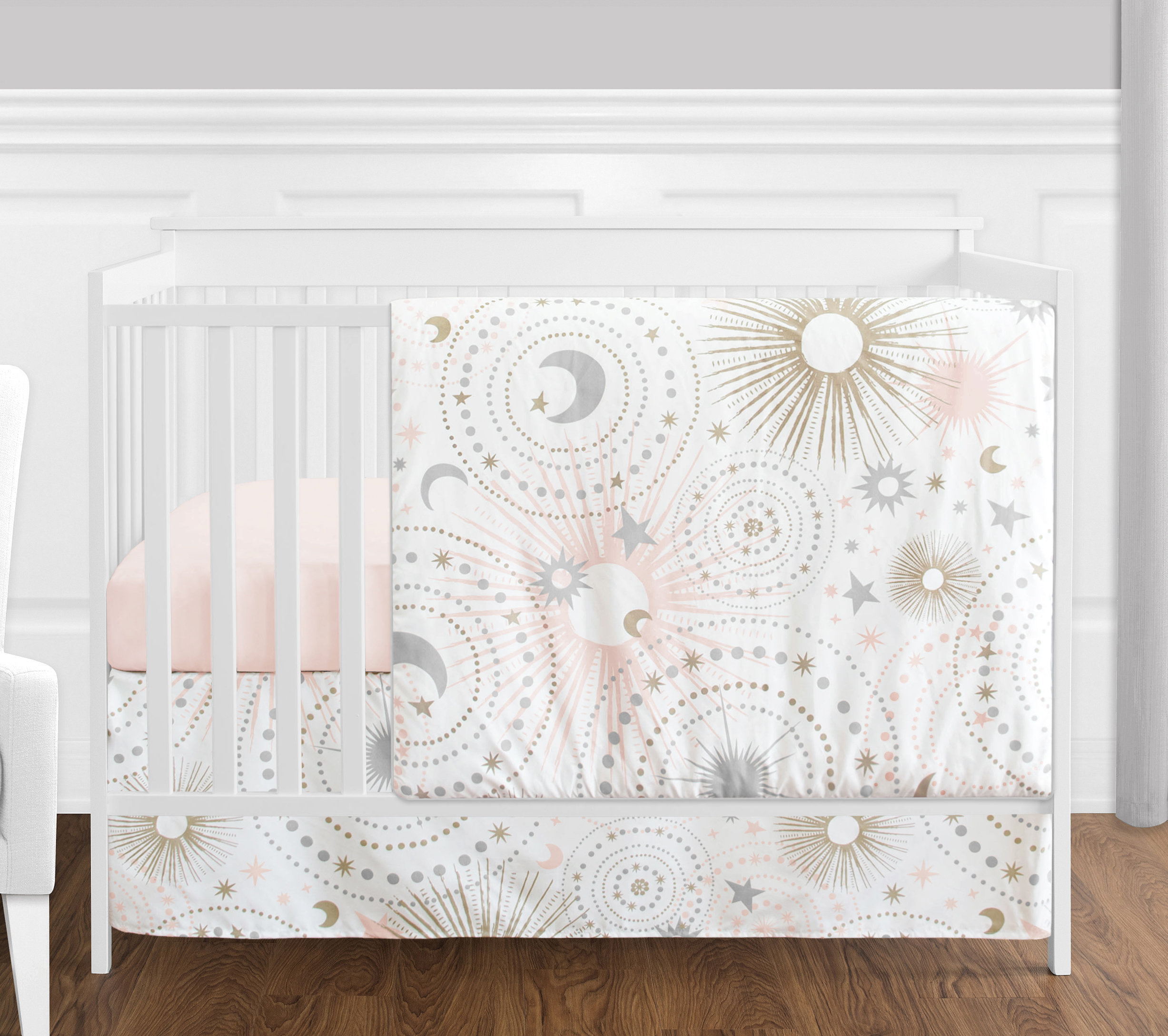 celestial crib bedding set