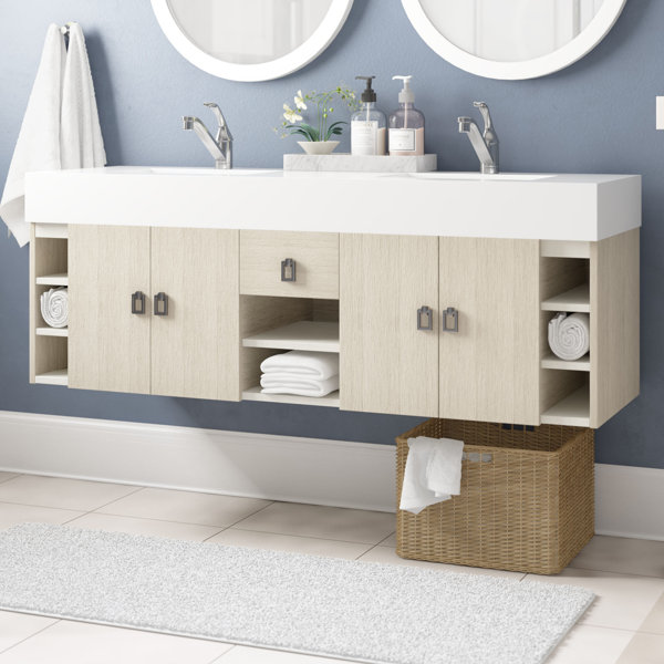 Villegas 59 Double Bathroom Vanity Set by Ivy Bronx